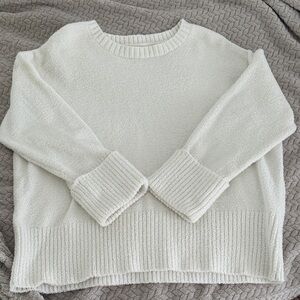 White Fuzzy Sweater